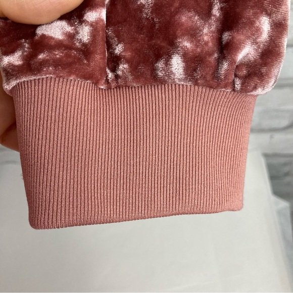 Missguided Women's Crushed Velvet Bomber Jacket Size 14 - Picture 10 of 14